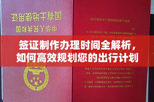 西城签证制作办理时间全解析，如何高效规划您的出行计划