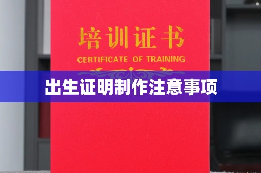 西城出生证明制作注意事项