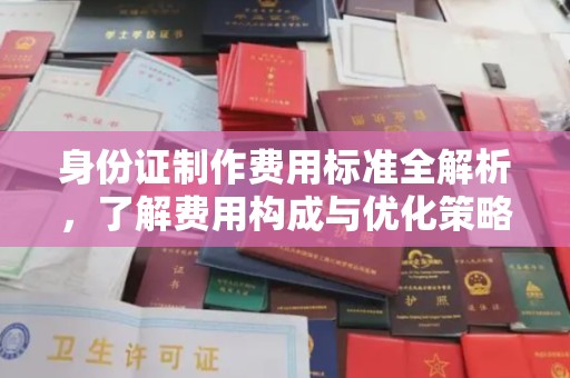 西城身份证制作费用标准全解析，了解费用构成与优化策略